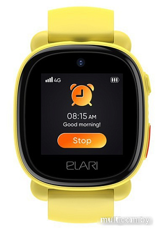 Детские умные часы Elari KidPhone 4G Lite (желтый)