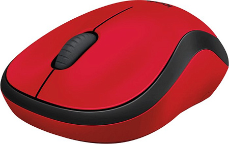 Мышь Logitech M221 (красный/черный)