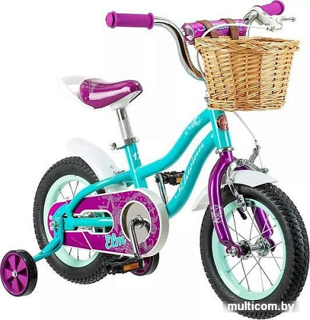 Детский велосипед Schwinn Elm 12 2022 S0261RUB (фиолетовый/голубой)