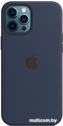 Чехол Apple MagSafe Silicone Case для iPhone 12 Pro Max (темный ультрамарин)