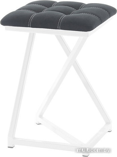 Табурет AMC Comfort 9.6.1 (ткань, черный/белый)