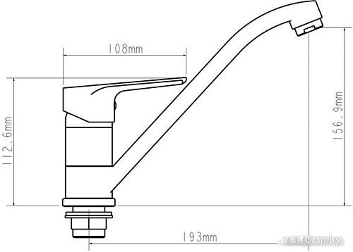 Смеситель Econoce EC0292WT