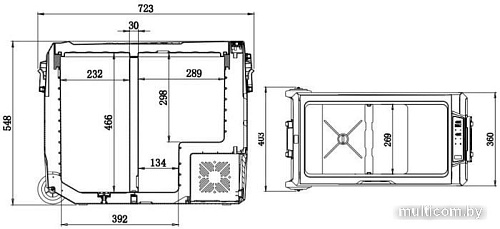 Компрессорный автохолодильник Alpicool ET60