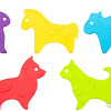 Комплект ковриков для купания Roxy Kids Animals RBM-010-CG (5 шт)
