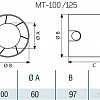 Вытяжной вентилятор CATA MT-100