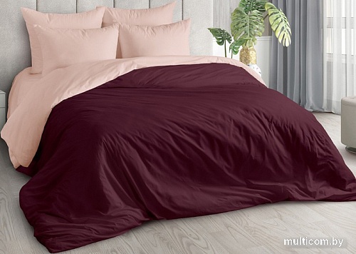 Постельное белье Миланика Сакура Евро (поплин)