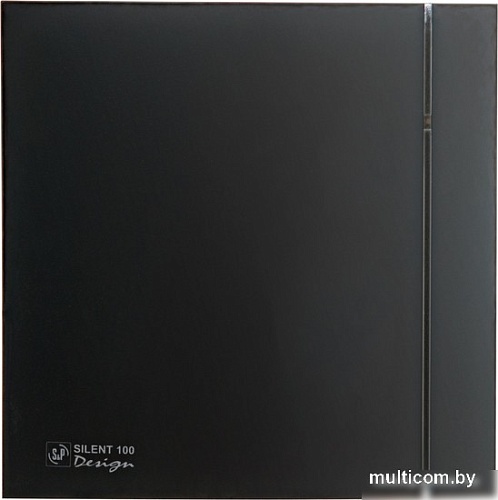 Осевой вентилятор Soler&Palau Silent-100 CRZ Matt Black Design 5210401500-011000