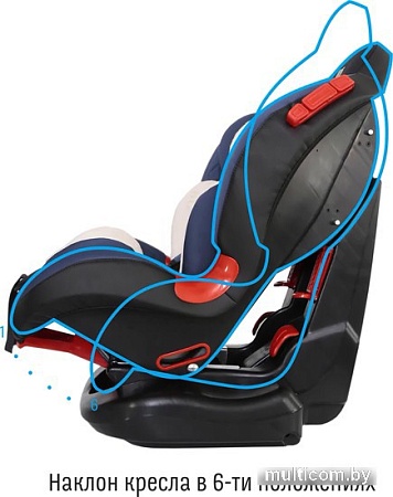 Детское автокресло Smart Travel Premier (синий)