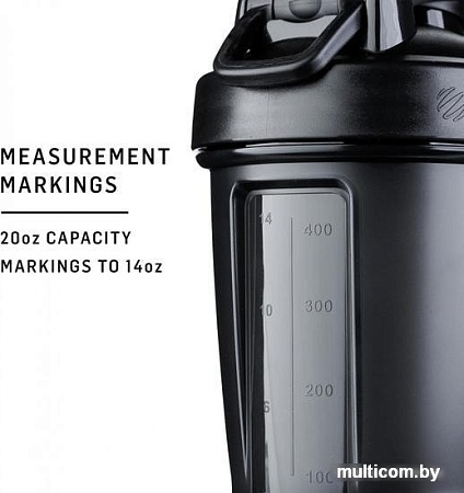 Шейкер спортивный Blender Bottle Classic V2 Full Color черный BB-CLV220-FCBLK