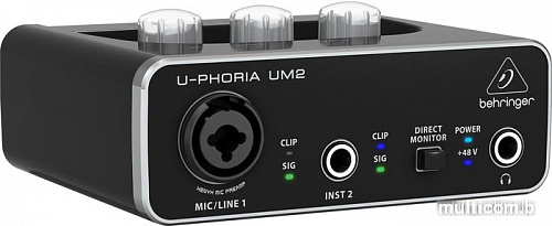 Аудиоинтерфейс BEHRINGER U-Phoria UM2