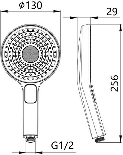 Душевая лейка Esko SPL1403