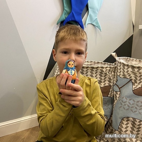 Развивающая игра Брестская Матрешка Девушка в немецком платье Dirndl (набор 5 шт)