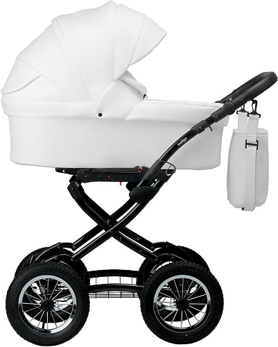 Универсальная коляска Indigo Barbara ECO Classic (2 в 1, be 05/белая кожа)