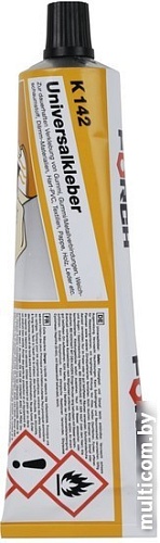 Клеи и герметики для автомобилей FORCH Универсальный клей K142 90г 64004049