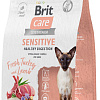 Сухой корм для кошек Brit Superpremium Sensitive с индейкой и ягненком (чувствительное пищеварение) 400 г