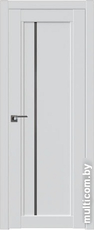 Межкомнатная дверь ProfilDoors 2.70U 80x200 (аляска/стекло графит)