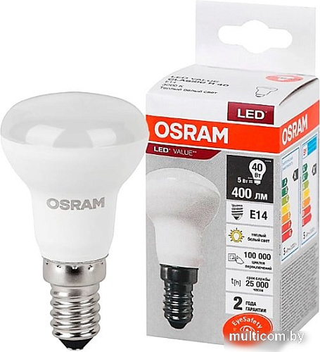 Светодиодная лампа Osram LV R40 5 SW/830 230V E14 10X1 RU