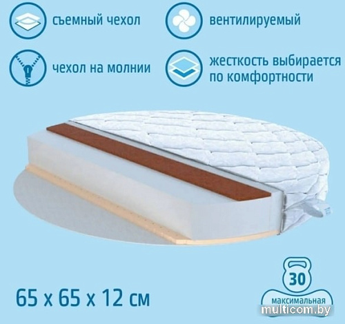 Матрас Nuovita Peloso 65x65x12