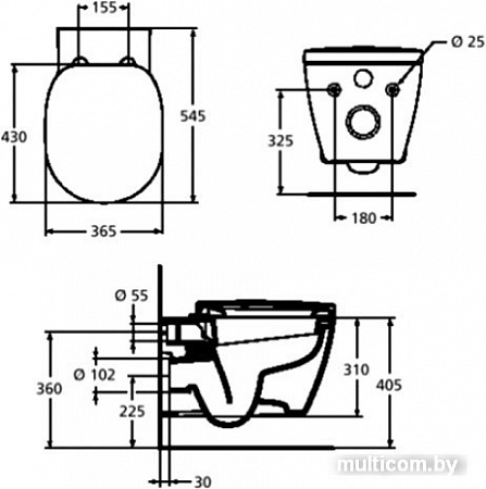 Унитаз Ideal Standard Connect [E781901]