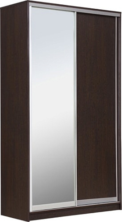 Шкаф-купе Рэйгрупп Elgon VVX 02 РГ-06.02 120x45 см (без стеллажа, венге/хром)