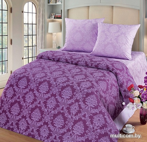 Постельное белье Миланика Нефрит Семейный (поплин-жаккард)