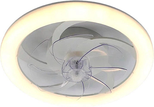 Припотолочная люстра Estares Fan Simple 65W+18W R-APP-480x125-BLACK/WHITE-220-IP20