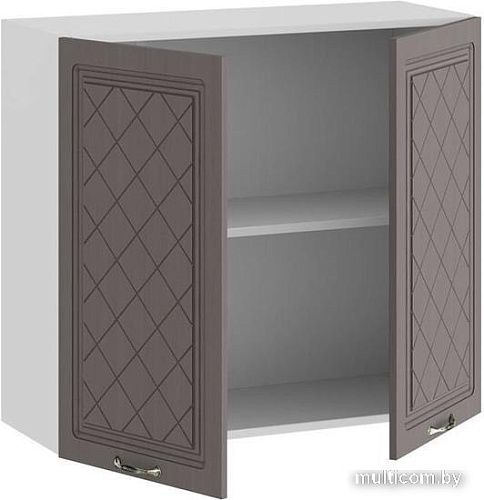 Шкаф навесной Трия Бьянка 1В8 (дуб серый)