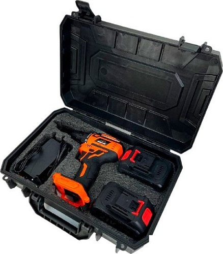 Дрель-шуруповерт Brait DCD21-3BL DAMAN (с 2-мя АКБ, кейс)