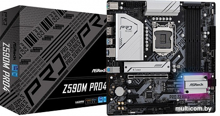 Материнская плата ASRock Z590M Pro4