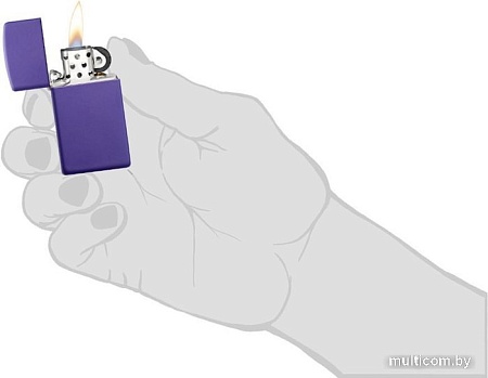 Зажигалка Zippo Slim Purple Matte 1637