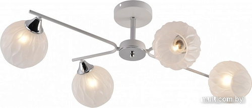 Люстра средней высоты Mirastyle MH-1488B/4 WH+CR