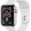 Часы Apple Watch Series 4 GPS + Cellular 40mm Stainless Steel Case with Sport Band