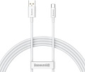 Кабель Baseus Superior Series Fast Charging USB Type-A - USB Type-C (1 м, белый)
