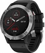 Умные часы Garmin Fenix 6 (серебристый/черный)