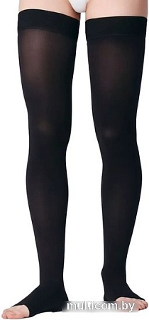 Чулки компрессионные Venoteks 2P280 короткий 2 кл.к. (р.7, черный)