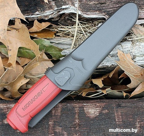 Туристический нож Morakniv Basic (бордовый)