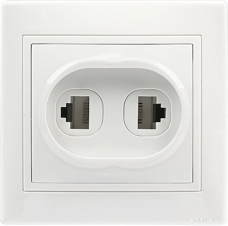 Розетка компьютерная SmartBuy Венера SBE-01w-S1-RJPH