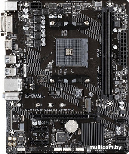 Материнская плата Gigabyte GA-A320M-H (rev. 2.0)