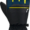 Горнолыжные перчатки Reusch Snow King 6201198-7800 (р-р 7, Black/Dress Blue/Safety Yellow)