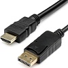 Кабель GoPower 00-00027493 HDMI - DisplayPort (1.8 м, черный)