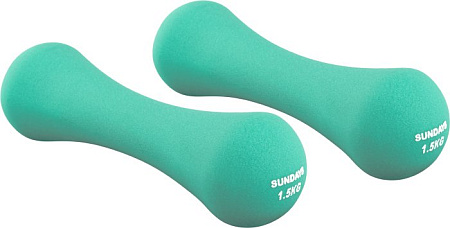 Набор гантелей Sundays Fitness IR92004-D 2x1.5 кг (бирюзовый)