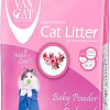 Наполнитель для туалета Van Cat Baby Powder бентонитовый с ароматом детской присыпки (5 кг)