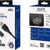 Кабель EOFE AL21 USB Type-A - Lightning (1 м, черный)
