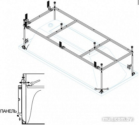 Ванна Cezares Plane 180x80 [PLANE-180-80-49]