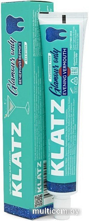 Зубная паста Klatz Glamour Only Вечерний вермут без фтора 75 мл