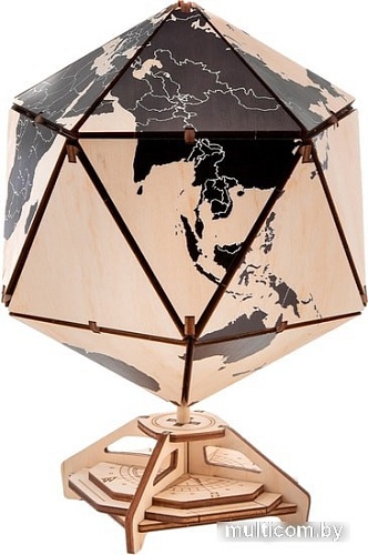 Сборная модель EWA Глобус-икосаэдр (черный)