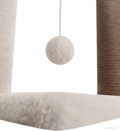 Комплекс Kogtik Триола Lux БелКД m (молочный кучерявый/джут)