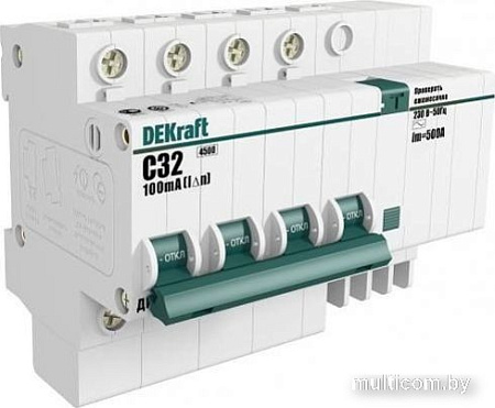 Дифференциальный автомат DEKraft 15024DEK