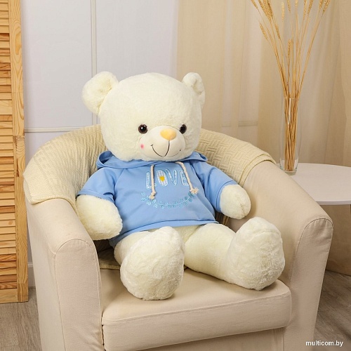 Большая игрушка Sima-Land Медведь в кофте 10653151 (белый)