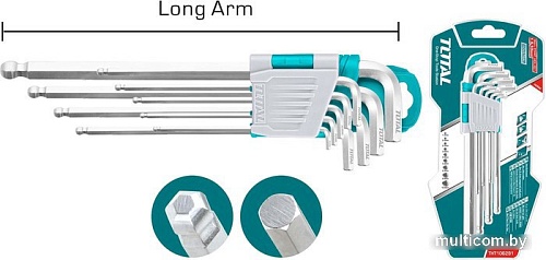Набор ключей Total THT106291 (9 предметов)